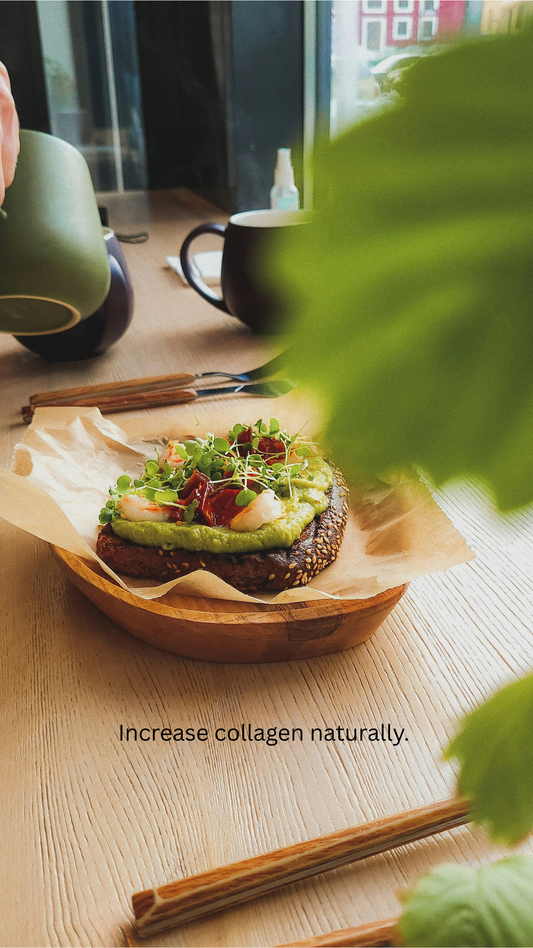 The only way to boost collagen. Naturally